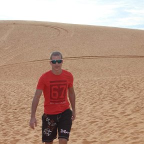 Фотография "Red Sand Dunes"
