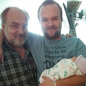 Фотография "My son, granddaughter and I."