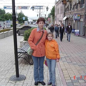 Фотография "

 Во Владивостоке со старшей дочерью"