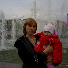 Фотография "С дочкой Арианной,г. Камышин 2008 г."
