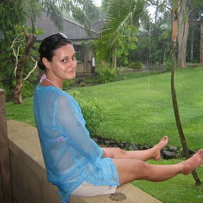 Фотография "Тропический ливень на о. Бали"