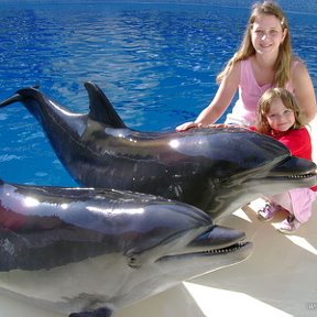 Фотография "Я с Соней в дельфинарии (Коктебель)"