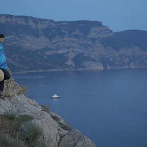 Фотография "я и море...
Над Балаклавой и Черным..."