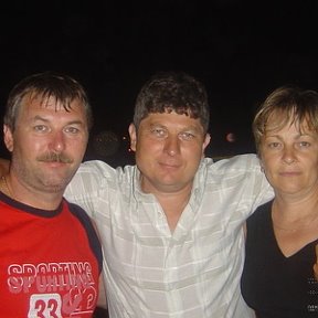 Фотография "Феодосия, 2005 год
жена Ниночка, я и Игорь"