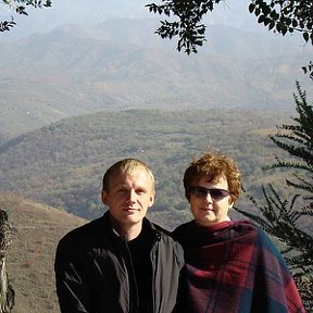 Фотография "Мы с сыном на Кок-Тюбе (Алма-Ата). Октябрь 2008."