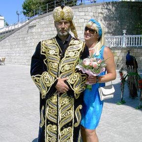 Фотография "Моя последняя женитьба.Я и Тинка.Июль 2007г."
