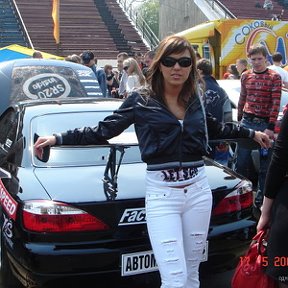 Фотография "Я и моя Сильвия.
Автомотошоу. Иркутск. 2008"