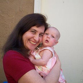 Фотография "Я с внучкой. 2009 год."