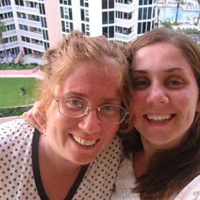 Фотография "My daughter Tatiana and I 
Miami 2006"