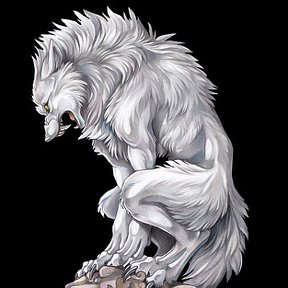 Weißer Wolf