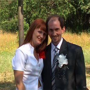 Фотография "С женой Олечкой на свадьбе у шурина"