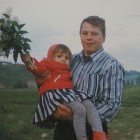 Фотография "1996г.
я с дочерью Наташей"
