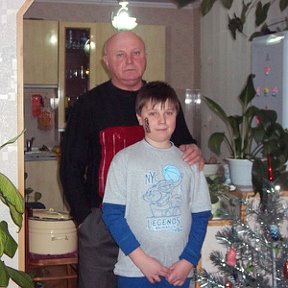 Фотография "С любимым внуком,Серёжкой :)"
