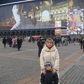 Фотография "31.12.07 Москва Манежная площадь  
Я и Никита"