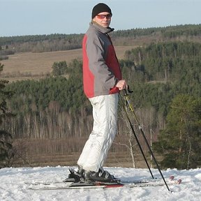 Фотография "как всегда на лыжах"