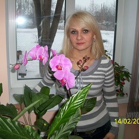 Фотография "Я и моя орхидея!))"