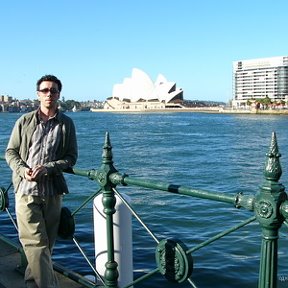 Фотография "2005 год, Сидней, Австралия, За моей спиной Sydney Opera House"