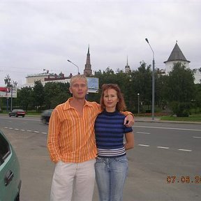 Фотография "Я и моя жена Настя (она же - Белькова) Казань 2005"