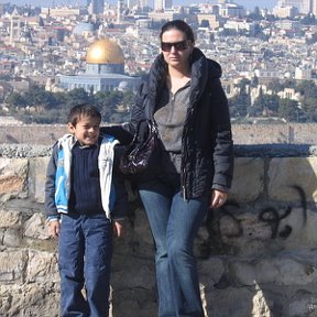 Фотография " Я и Рафаэль. Иерусалим 2008 год"