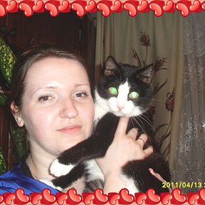 Фотография "я и мой любимый котик"