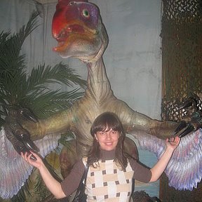 Фотография "выставка двигающихся динозавров."