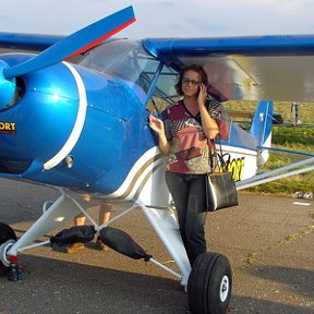 Фотография "мы с самолётом на максе-2007"