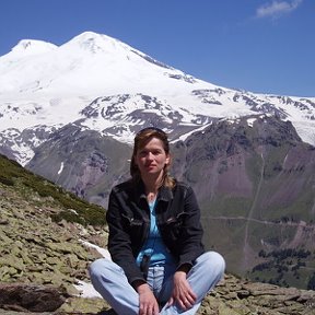 Фотография "лето 2007 года, гора Чегет. "