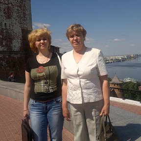 Фотография "Нижегородский Кремль.
Река Волга и Ока."