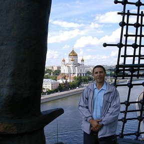 Фотография "На палубе рядом с Петром Первым. Москва. 2005."