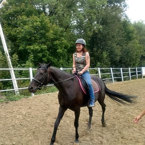 Фотография "Ленка всегда на коне!"