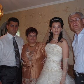 Фотография "Моя семья - сын, дочь, жена 2008г."