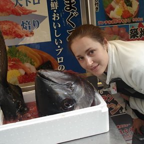 Фотография "Japan, Tokyo, рыбный рынок. тунец. 8.11.2008"
