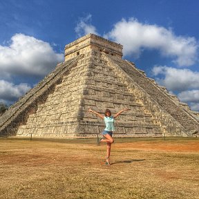 Фотография "Пирамиды майя. Мексика. Канкун"