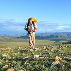 Фотография "Пешком по Монголии. За 3 дня пройдено пешком примерно 130 км."