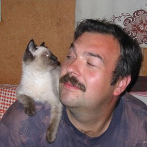 Фотография "Это я и мой кот Тимоха"
