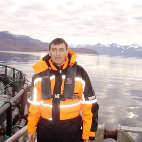 Фотография "На рыборазводном заводе в Норвегии"