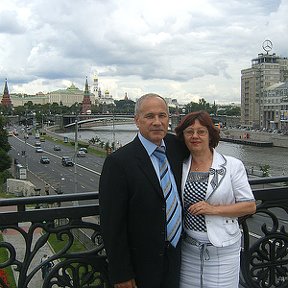 Фотография "С любимым мужем. Москва, 2008г."