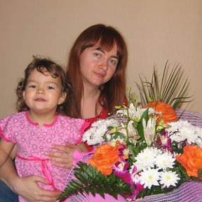 Фотография "Мой день рождения, январь 2007г.
Я с дочкой (2,5 года)"