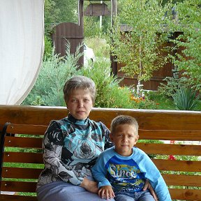 Фотография "А вот с внуком мы в одной гамме"