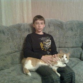 Фотография "Я и мой кот"