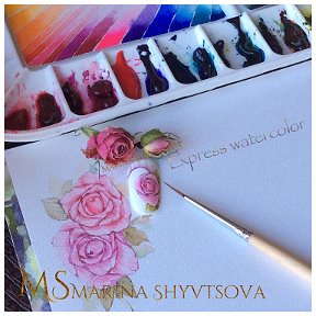 Фотография "Watercolor💅express watercolor"