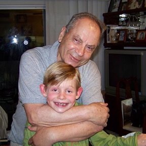 Фотография "дедушка с внуком Данилкой"