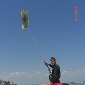 Фотография "Кайтсефинг на Азовском море, Август 2008"