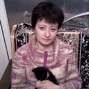Фотография "У мамы в Ангарске с котиком в 2007 году."