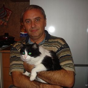 Фотография "Я и наша кошка (2008 г.)"