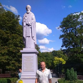 Фотография "Донецк. ДНР открытие памятника Сергию Радонежскому 25 августа 2017"