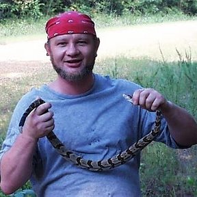 Фотография "В Луизиане с гремучей змеей"