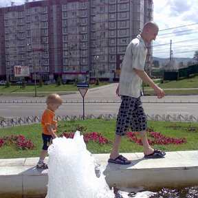 Фотография "Папа и его чадо"