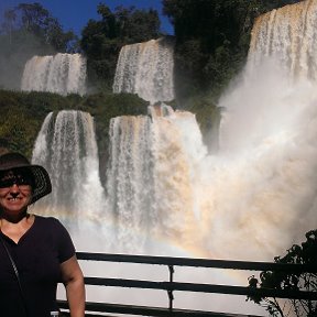Фотография "Водопады Игуасу.
 Бразильская сторона."