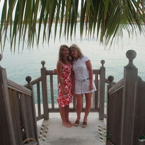 Фотография "Багамские острова, 2008 г.
Я с дочкой Аленкой"